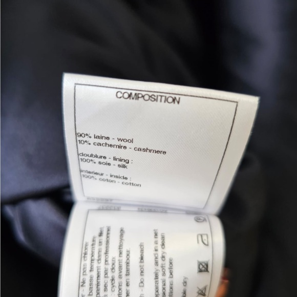 Chanel Wool Navy coat - Picture 5 of 15